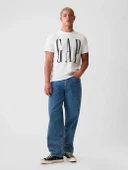 Gap V-Everyday Soft Corp Logo Erkek Tişört 866774001 - 4