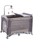 Sunny Baby Oslo Anne Yanı Oyun Parkı 70x110 cm Bej - 1