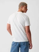 Gap V-Everyday Soft Corp Logo Erkek Tişört 866774001 - 5