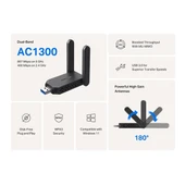 MERCUSYS MA32H AC1300 USB 3.0 KABLOSUZ AĞ ADAPTÖRÜ - 3
