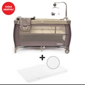 Sunny Baby Vegas Oyun Parkı ve Yatağı 70x120 Cm 9162 Bej - 1