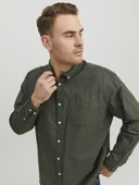 Jack Jones Oxford Plus Büyük Beden Erkek Gömlek 12286178 - 2