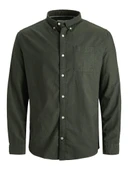 Jack Jones Oxford Plus Büyük Beden Erkek Gömlek 12286178 - 1