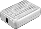 Zendure Supermini 10,000 mAh USB-C Powerbank 18 W Power Delivery, süper küçük harici pil, iPhone, Samsung Galaxy, Huawei, Nintendo Switch vs. için hızlı şarj ile, gümüş thumbnail 1