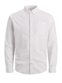 Jack Jones Oxford Plus Büyük Beden Erkek Gömlek 12286178 - 1