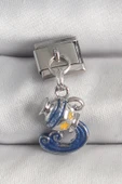 316L Çelik Gümüş Renk Sallantı Kova Burç Model Nomination Charm - TJ-BC1374 - 1