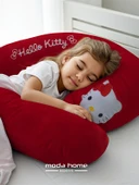Çocuk oyun ve uyku yastığı-aktivite yastığı 1.sınıf lüks Polar kumaş (hello kıtty) - 4