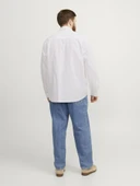 Jack Jones Oxford Plus Büyük Beden Erkek Gömlek 12286178 - 4