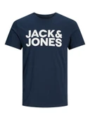Jack Jones Corp Logo Regular Fit Erkek Tişört 12151955 thumbnail 1