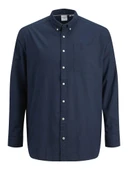 Jack Jones Oxford Plus Büyük Beden Erkek Gömlek 12286178 thumbnail 1