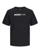 Jack Jones Corp Logo Play Plus Erkek Tişört 12243630 - 1