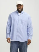 Jack Jones Oxford Plus Büyük Beden Erkek Gömlek 12286178 - 3