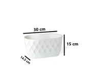 Omnipazar KRS-471 Dekoratif Yakamoz Balkon Saksı 3.5 Litre No 1 thumbnail 6