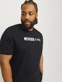 Jack Jones Corp Logo Play Plus Erkek Tişört 12243630 - 4