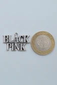 Black Pink Gümüş Kaplama Kolye Ucu - 3