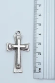 Haç Gümüş Kaplama Kolye Ucu thumbnail 2