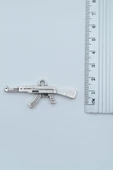 Pubg Keleş Ak-47 Kalaşnikof Gümüş Kaplama Kolye Ucu - 2