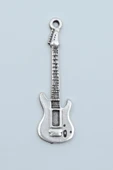 Elektro Gitar Gümüş Kaplama Kolye Ucu thumbnail 1