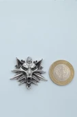 Witcher 3 Gümüş Kaplama Örme Zincir Kolye thumbnail 4