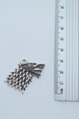 Game Of Thrones Kurt Gümüş Kaplama Örme Zincir Kolye thumbnail 3