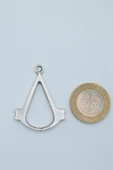 Assassin's Creed Gümüş Kaplama Düz Zincir Kolye thumbnail 4