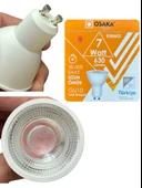 (2 Adet) Osaka 7W Kırmızı Işık GU10 Duylu Led Çanak Ampul - 5