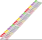 New-Max Elite Papatya Desenli Silikon Mandal, Beyaz 30 Adet - 3