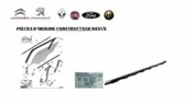 PSA 9678420680 Peugeot Orjinal  Sol Arka Cam Diş Fıtıı - 1
