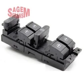 Sagem 400109 FR  Cam Açma Düğmesi Dörtlü Ön Sol Bora - Passat - Golf 4 - 1