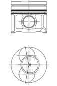 Kolbenschmidt 41795620  Piston Segman uyumlu 0,6 Farklı 82mm Doblo 1.9 Jtd 103 Ps - Vectra C 1.9 Cdtı - 1