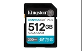 Kingston SDG4-512GB 512GB SDXC Canvas Go Plus Gen4 200MB-s C10 UHS-I U3 V30 Hafıza Kartı - 1