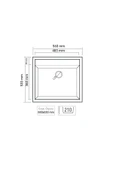 Thorax Granit Eviye Turo C1 Siyah 56X53 - 2