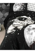 Poplin Tek Kişilik Nevresim Takımı Galaxy Siyah - 2