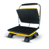 Hilland Organik %100 Demir Döküm Plakalı Tost Makinesi Sarı - Temizleme Fırçası Hediyeli - 5
