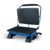 Hilland Organik %100 Demir Döküm Plakalı Tost Makinesi Lacivert - Temizleme Fırçası Hediyeli - 2