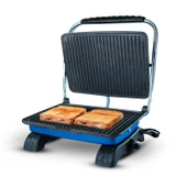 Hilland Organik %100 Demir Döküm Plakalı Tost Makinesi Lacivert - Temizleme Fırçası Hediyeli - 5
