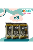 FELES Tozsuz Kedi Kumu 3 Adet Poşet (TAMAMEN DOĞAL , AKTİF KARBONLU) - 1