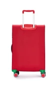 United Colors Of Benetton Ultra Light Kumaş Orta Boy Valiz Kırmızı BNT2800 - 3
