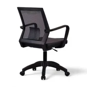 Aerox Çalışma Koltuğu Siyah Deri - 4