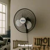 Sanayi Tipi Duvar Vantilatörü 50 cm 130W Endüstriyel Sessiz Duvara Monte Zincirli Fan - 4