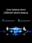 K20 BT5.3 Dijital Ekranlı Fm Radyolu İntercom 5.1 Ses Kalitesi Kask Motosiklet Interkom - 3