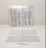 Tens Elektrod Pedi 5x10 cm Kablolu 4lü Paket 3 Adet - 1
