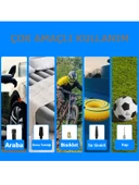 4000 mAh 150 PSI Akülü Şarjlı Araç Lastiği Motosiklet Lastiği Hava Pompası - 3