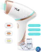 Yui IPLV15 Pro Vücut -Yüz- Bikini Başlıklı Ağrısız Otomatik ve Manuel Atım Buz Lazer Epilasyon Cihazı - 4