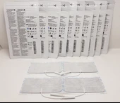 Tens Elektrod Pedi 5x10 cm Kablolu 4lü Paket 10 Adet - 1