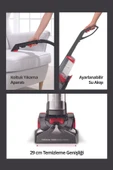 Kiwi KCC-4371 PRO Koltuk Temizleme Başlıklı Dikey Süpürge Halı ve Koltuk Yıkama Leke Çıkartma Makinesi - 7
