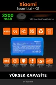 robo-mi Xiaomi Mi Vacuum Mop Essential 3200mAh Robot Süpürge Bataryası - Yüksek Yoğunluklu Li-ion Hücre thumbnail 3