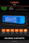 robo-mi Lydsto W2 5200mAh Robot Süpürge Bataryası - Koruma Katmanlı Batarya Teknolojisi - 2