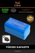 robo-mi Yui C30B 3200mAh Robot Süpürge Bataryası - Yüksek Yoğunluklu Li-ion Hücre - 1