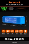 robo-mi Roborock S8 Sonic 5200mAh Robot Süpürge Bataryası - Yüksek Yoğunluklu Li-ion Hücre - 2